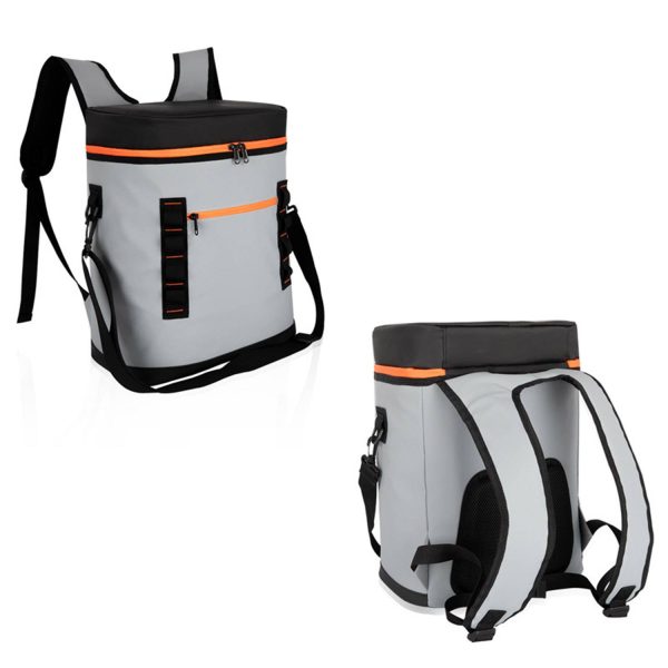Thermal insulated backpack cooler
