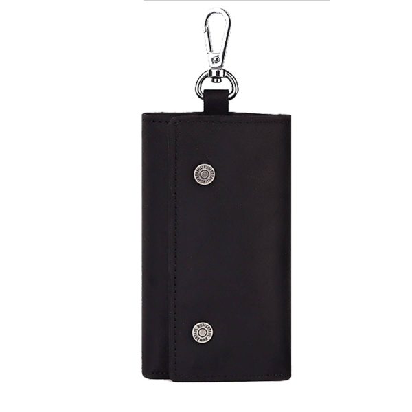 Genuine leather keychain wallet