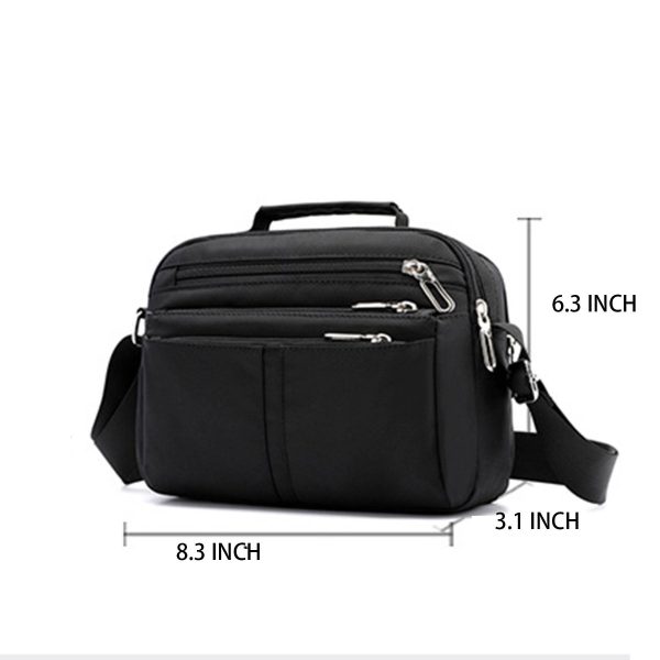 Multi Color Nylon Waterproof Casual Diagonal Cross-body Bag