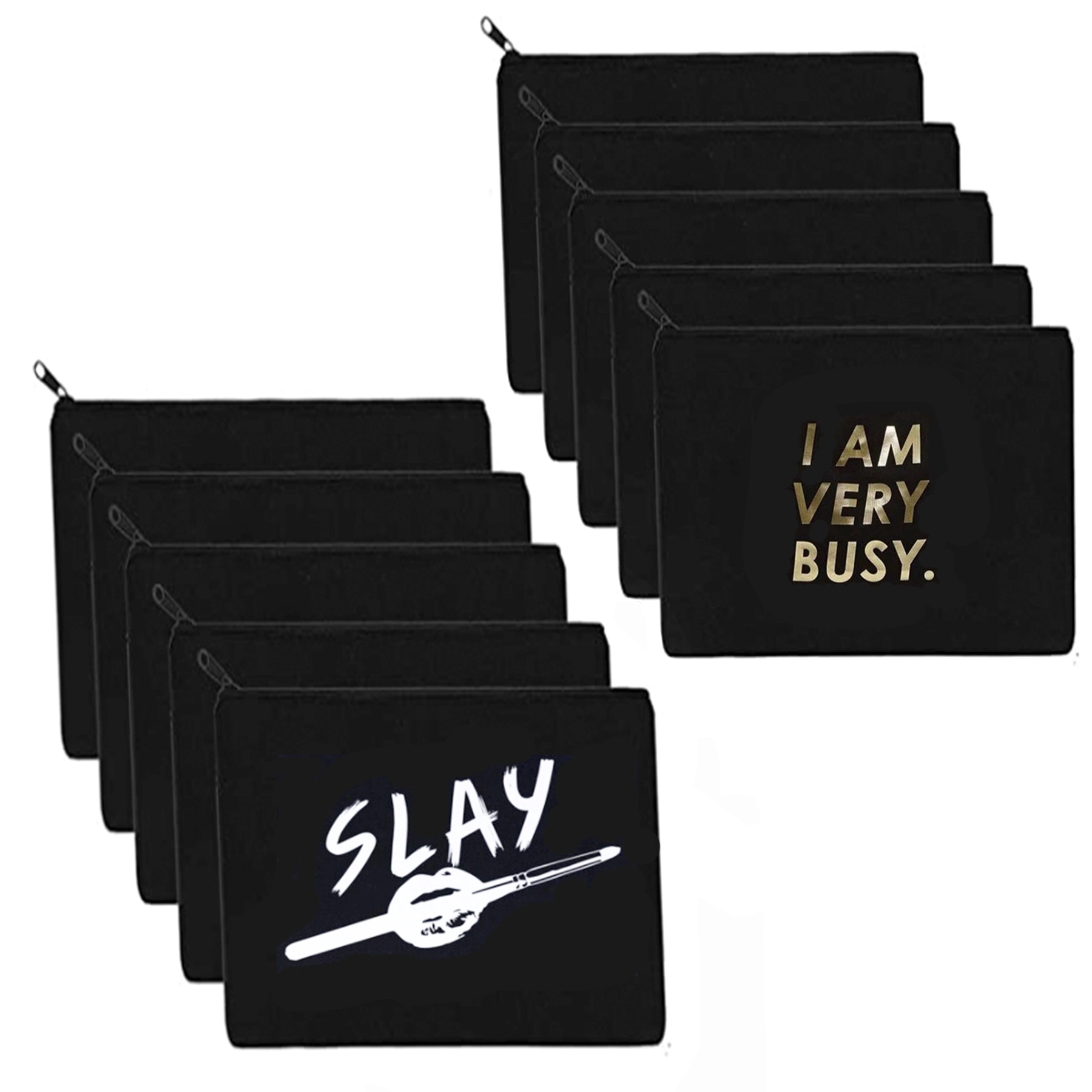 Cosmetic Canvas Zipper Bag