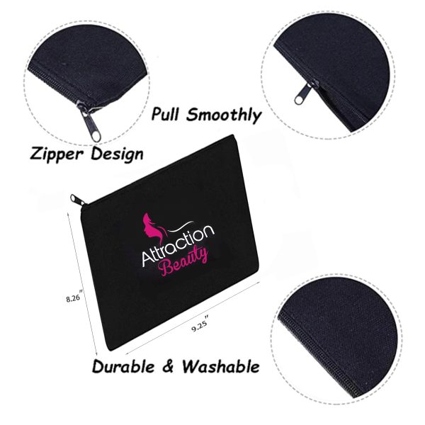 Cosmetic Canvas Zipper Bag
