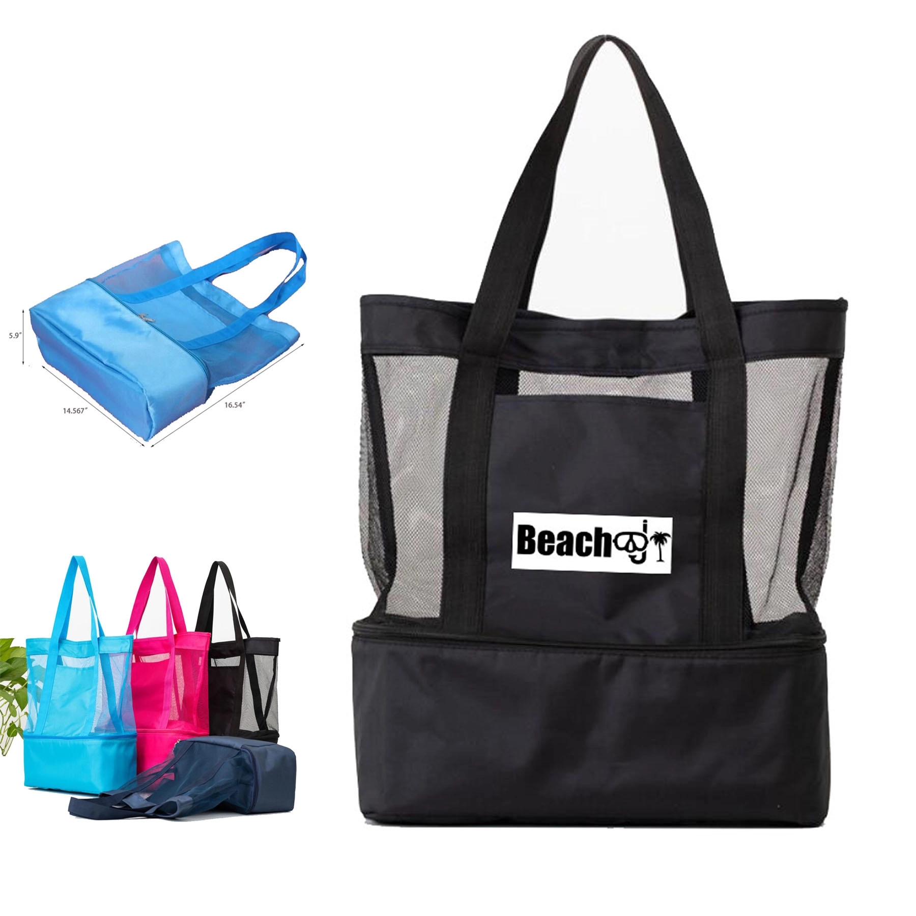 2 In 1 Mesh Tote Bag