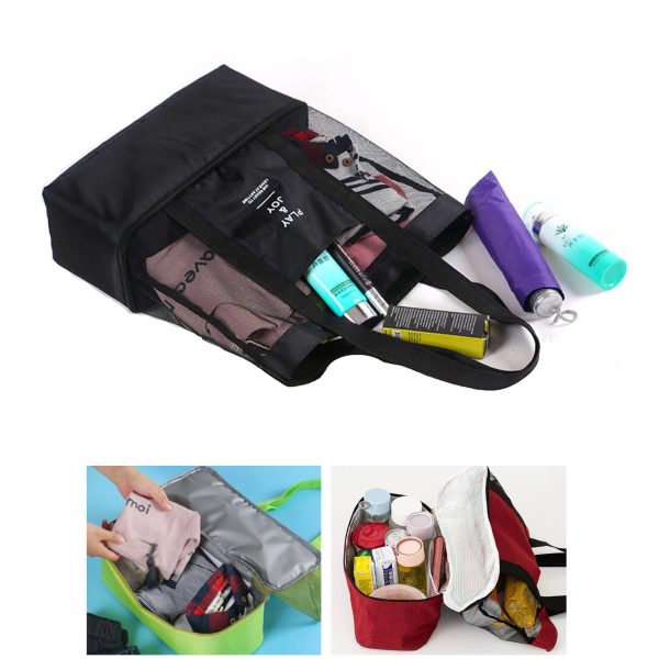 2 In 1 Mesh Tote Bag