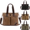 Women Satchel Shoulder Handbags with Multiple Pockets