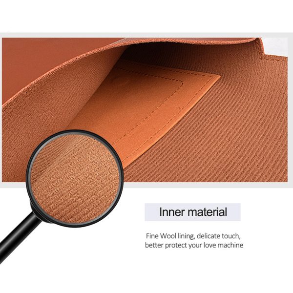 Multifunction Stand Leather Laptop Sleeve