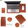 Multifunction Stand Leather Laptop Sleeve