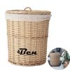 Storage Works Hand-Woven Small Wicker Baskets
