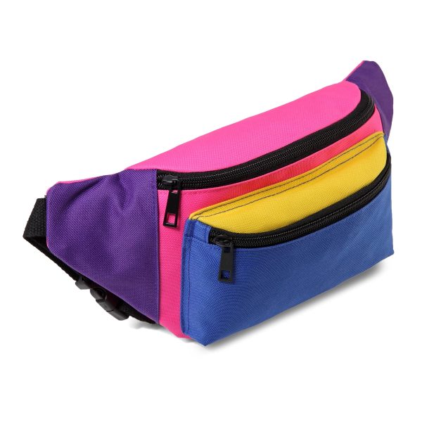 Neon Waist Fanny Pack For 80S Costumes