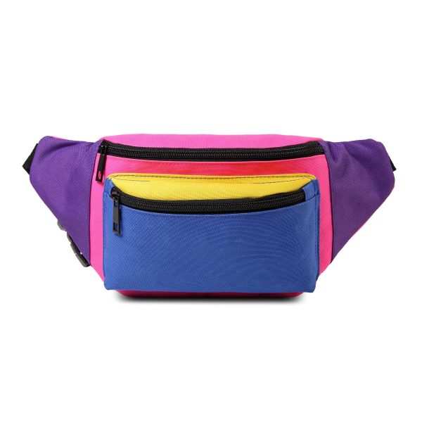 Neon Waist Fanny Pack For 80S Costumes