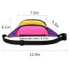 Neon Waist Fanny Pack For 80S Costumes