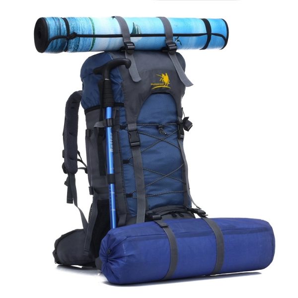 60L Waterproof Hiking Backpack - Daypack With Rain Cover