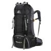 60L Waterproof Hiking Backpack - Daypack With Rain Cover