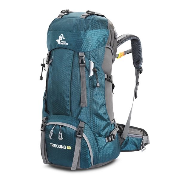 60L Waterproof Hiking Backpack - Daypack With Rain Cover