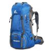60L Waterproof Hiking Backpack - Daypack With Rain Cover