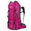 60L Waterproof Hiking Backpack - Daypack With Rain Cover