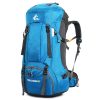 60L Waterproof Hiking Backpack - Daypack With Rain Cover