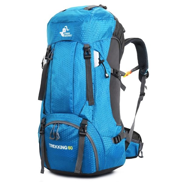 60L Waterproof Hiking Backpack - Daypack With Rain Cover