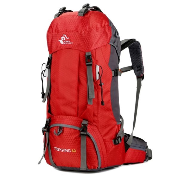 60L Waterproof Hiking Backpack - Daypack With Rain Cover