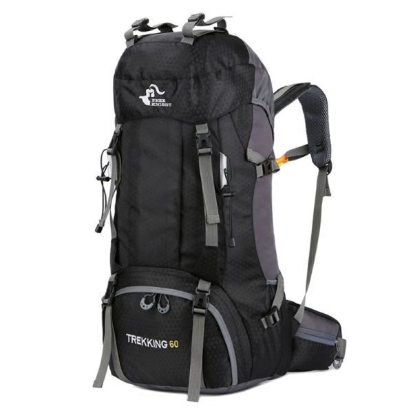 60L Waterproof Hiking Backpack - Daypack With Rain Cover