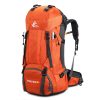 60L Waterproof Hiking Backpack - Daypack With Rain Cover