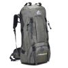60L Waterproof Hiking Backpack - Daypack With Rain Cover