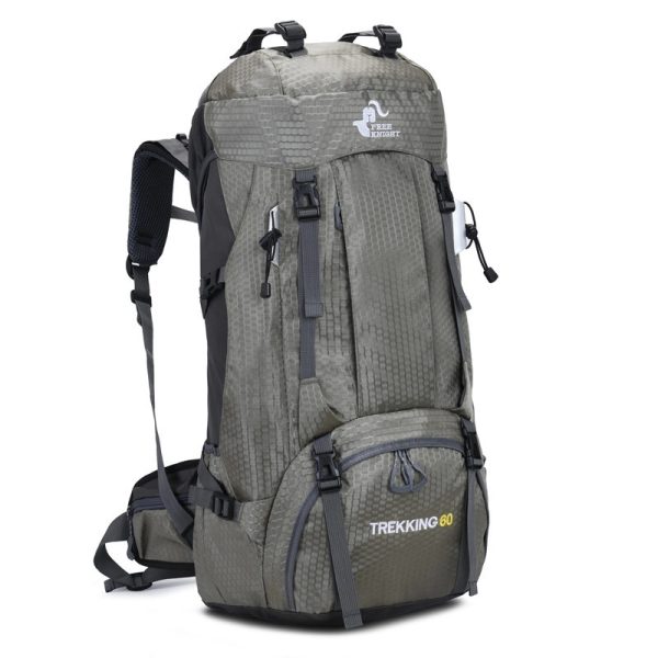 60L Waterproof Hiking Backpack - Daypack With Rain Cover