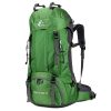 60L Waterproof Hiking Backpack - Daypack With Rain Cover