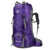 60L Waterproof Hiking Backpack - Daypack With Rain Cover