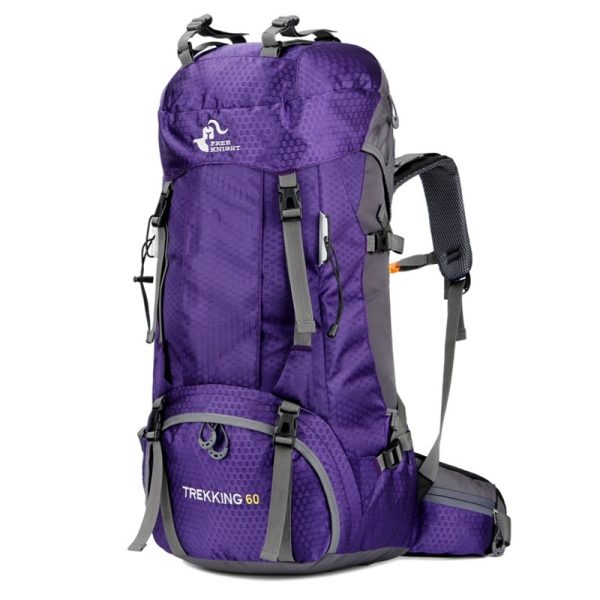 60L Waterproof Hiking Backpack - Daypack With Rain Cover