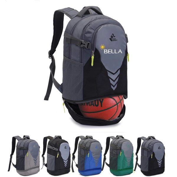 Basketball Backpack With Bottom Ball Compartment