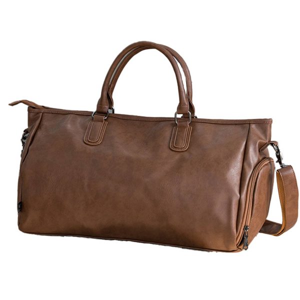 PU Leather Travel Duffle Weekender Bag