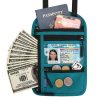 Neck Wallet Rfid Blocking Passport Holder