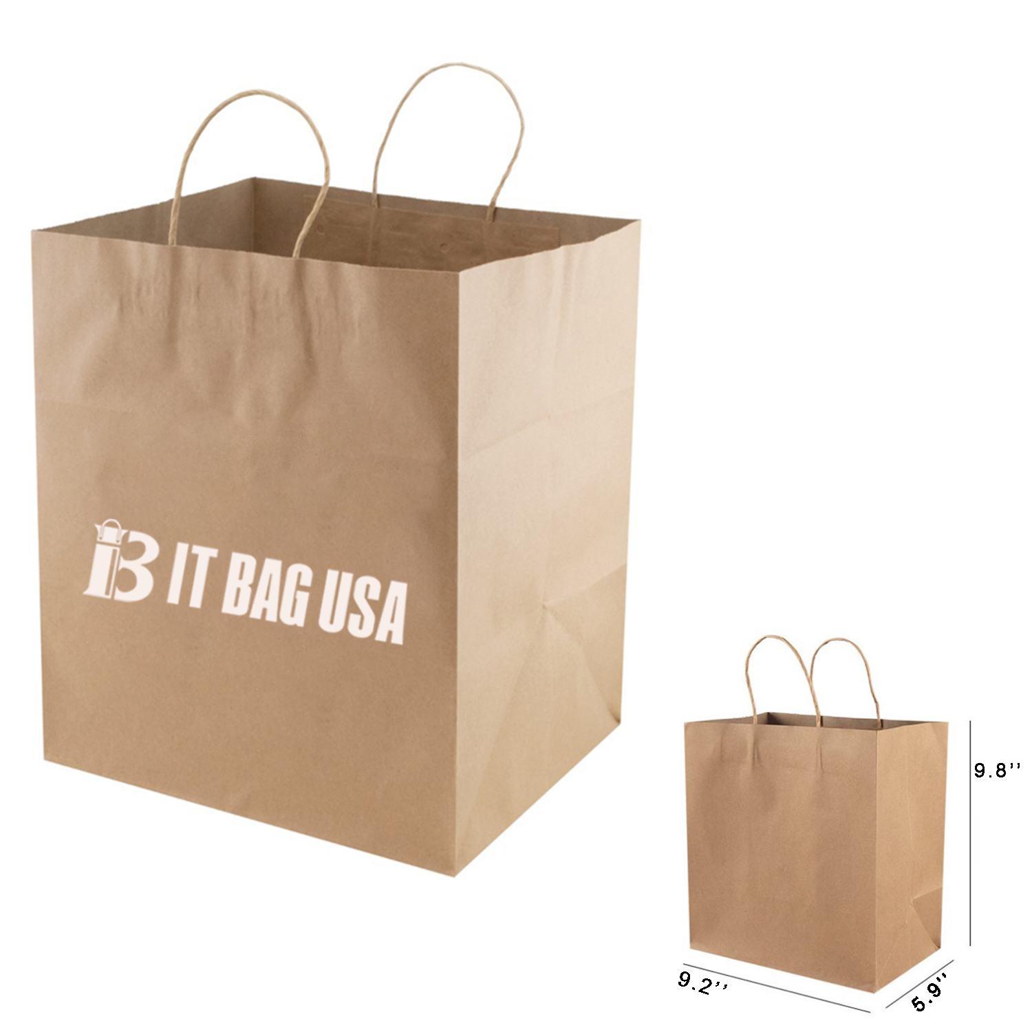 Kraft Paper Brown Shopping Bag