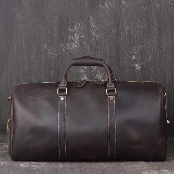 Leather Weekend Duffel Bag