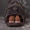 Leather Weekend Duffel Bag