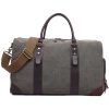 Canvas Travel Bag With Shoe Pouch