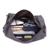 Canvas Travel Bag With Shoe Pouch