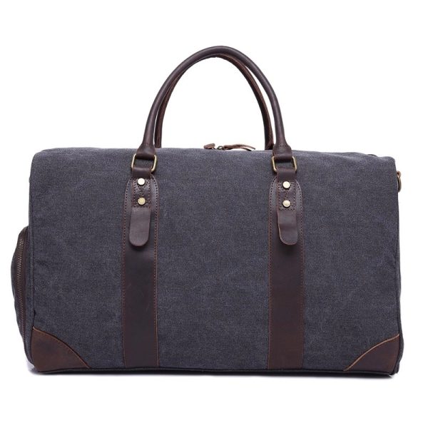 Canvas Travel Bag With Shoe Pouch