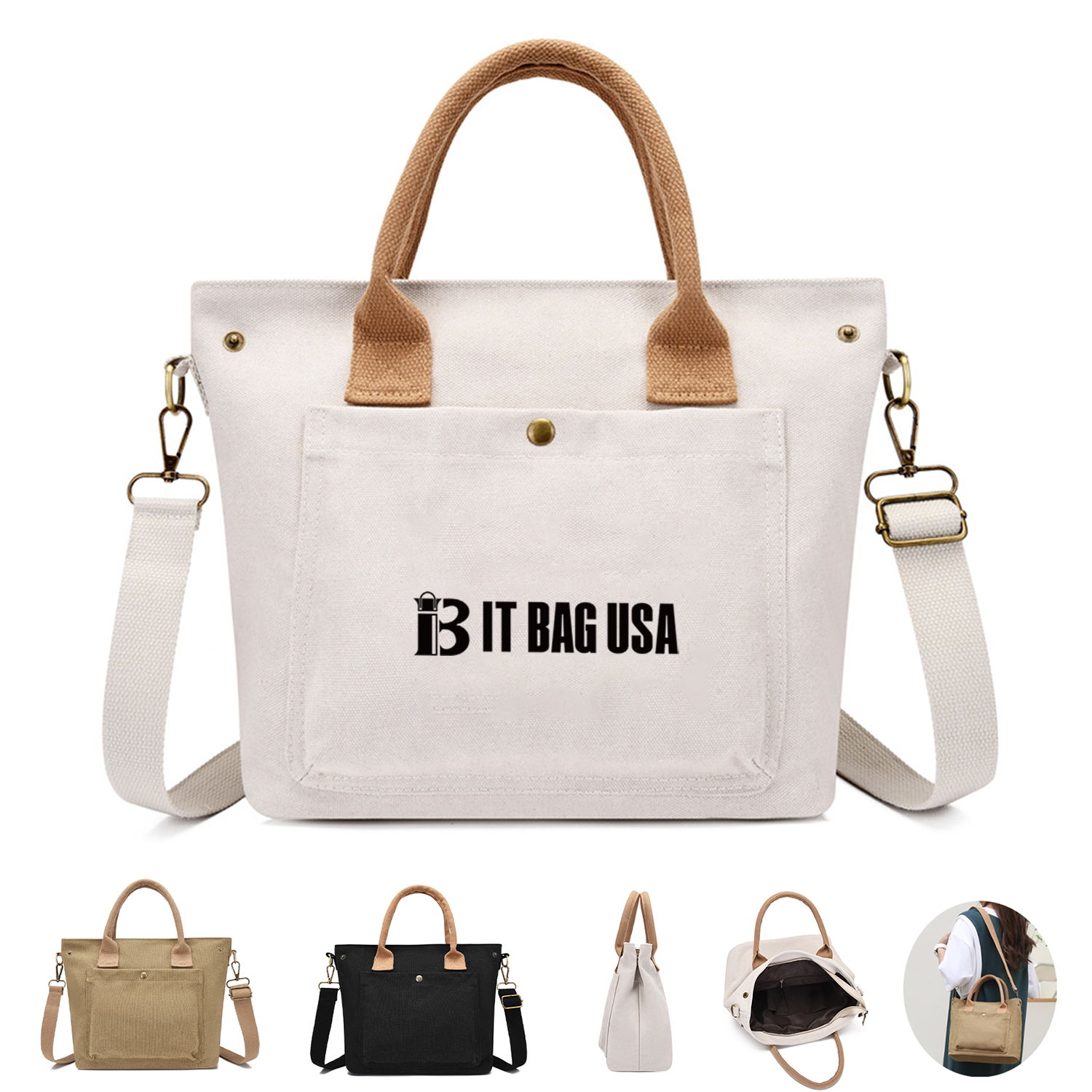 Canvas Cross Bodytote Bag