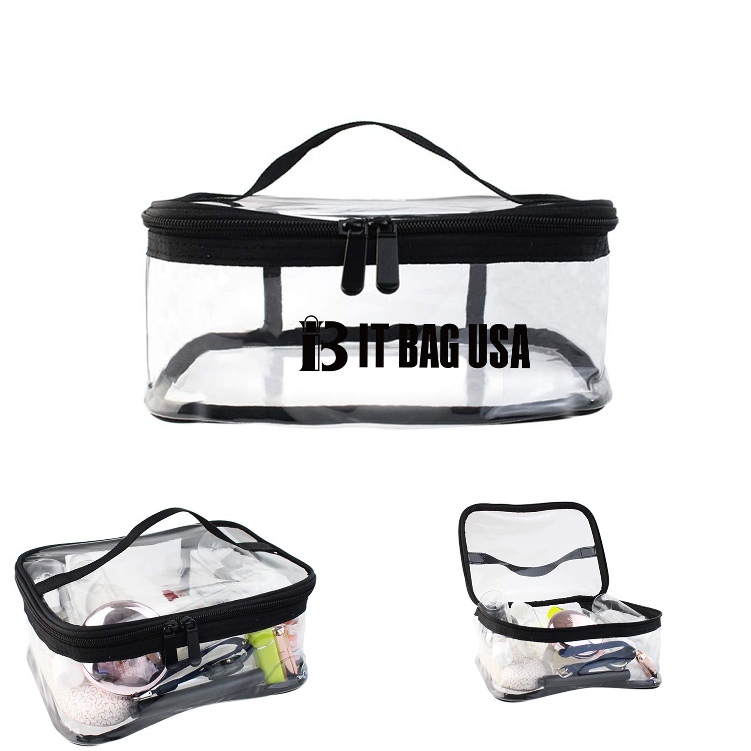 Transparent PVC Waterproof Wash Cosmetic Bag