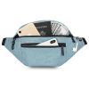 Large Crossbody Fanny Pack with 4-Zipper Pockets