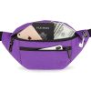 Large Crossbody Fanny Pack with 4-Zipper Pockets