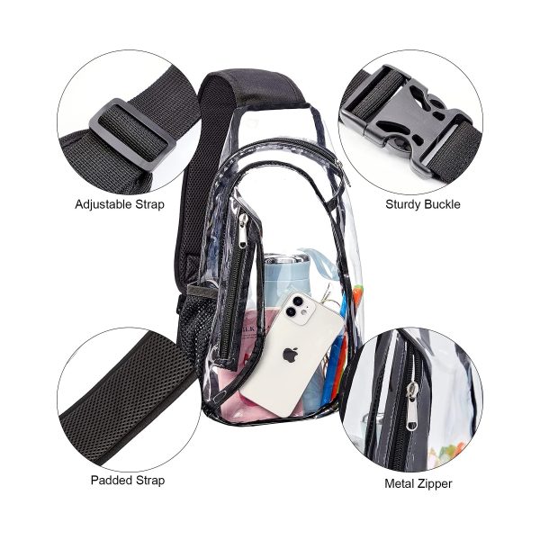 Pvc Crossbody Clear Sling Bag
