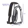 Pvc Crossbody Clear Sling Bag