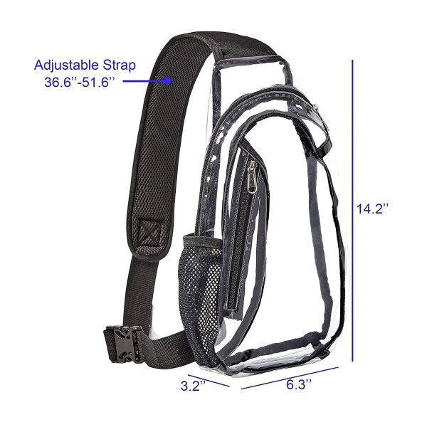 Pvc Crossbody Clear Sling Bag
