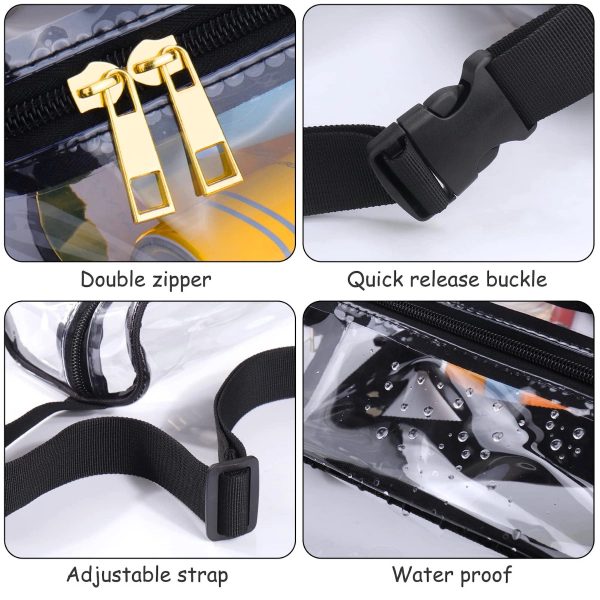 Waterproof Clear Fanny Waist Pack With Adjustable Strap
