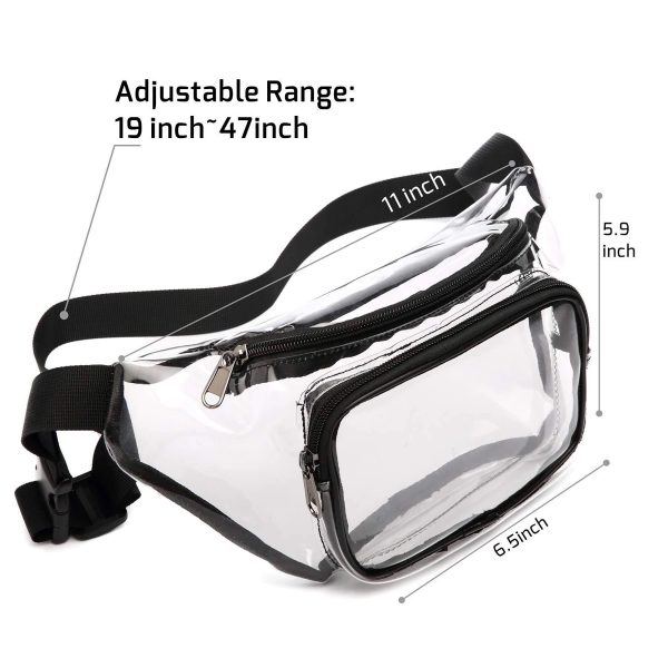 Waterproof Clear Pvc Waist Bag