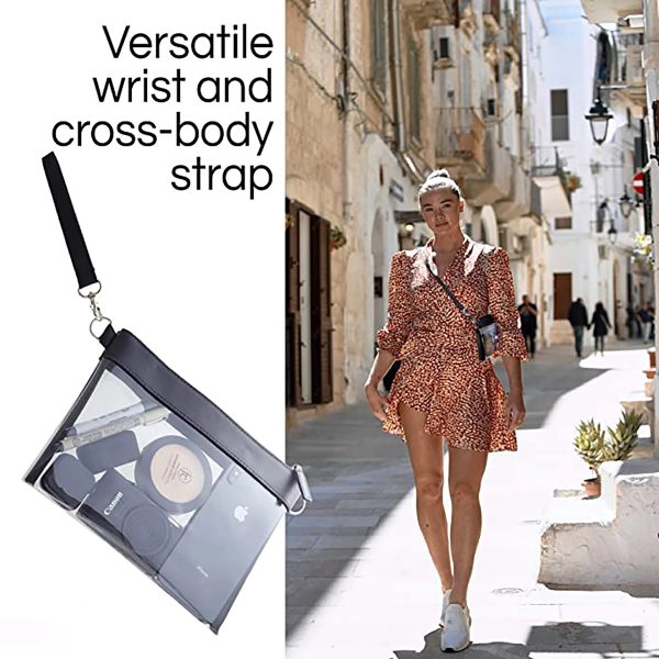 Clear Pu Leather Concert Bag