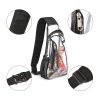 Clear Sling Bag Single shoulder Chest Crossbody pack