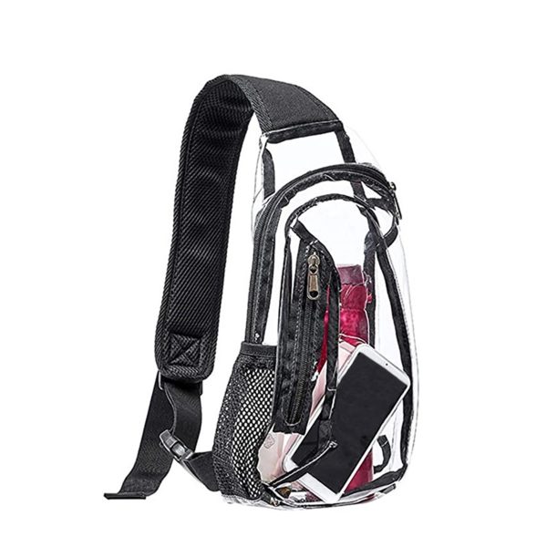 Clear Sling Bag Single shoulder Chest Crossbody pack